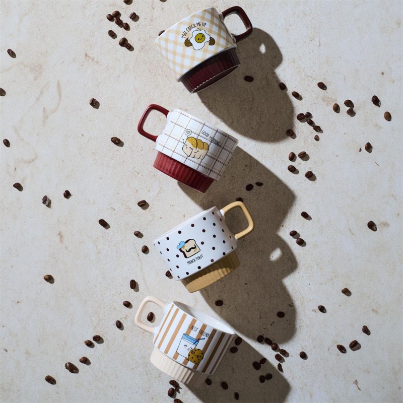 Coffret de 4 tasses XL...