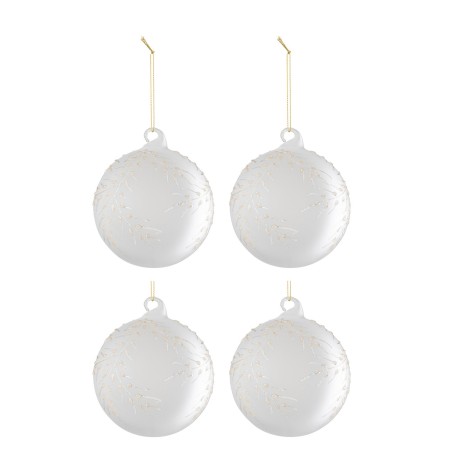 Boule De Noël Feuilles...