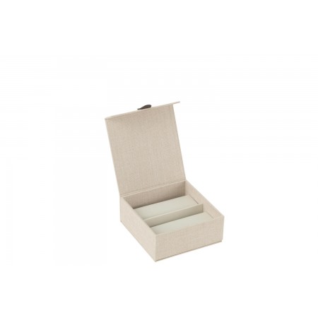 Boite A Montres Polyester Gris