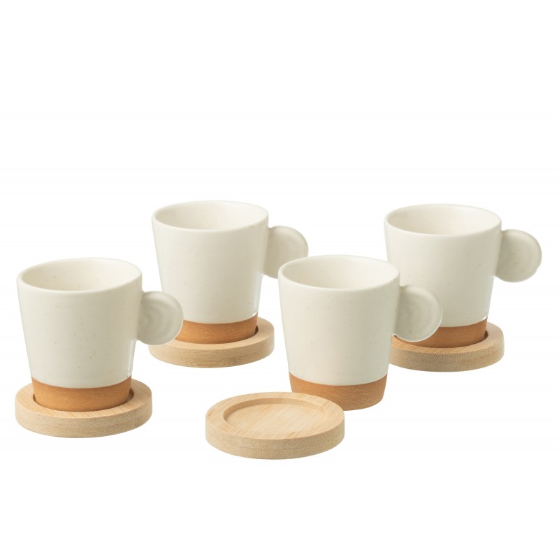 Boite 4 Tasses A Café +...
