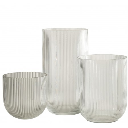 Vase Ligné Verre Transparent