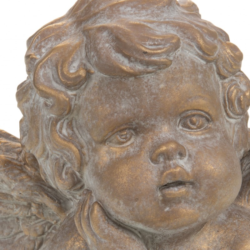 Statue ange doré H.12,5 cm