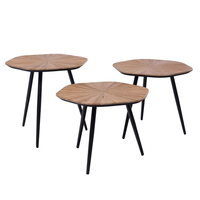 Table d'appoint hexagonale...