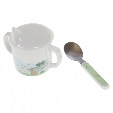 Set goûter tasse + cuillère