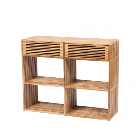 Console 2 tiroirs calopsite