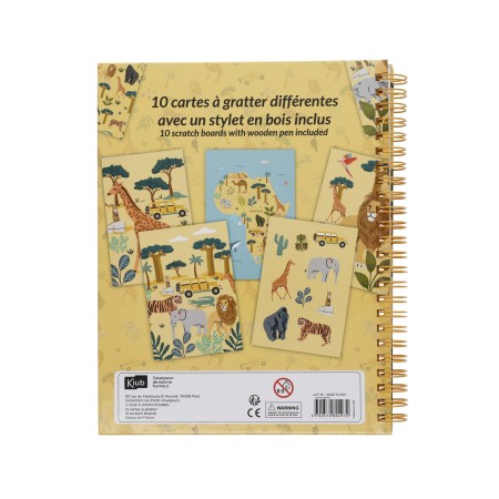 Carnet cartes à gratter