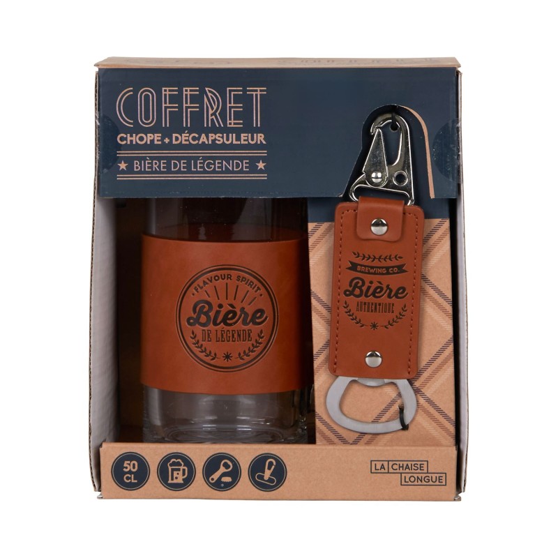 Coffret chope et...