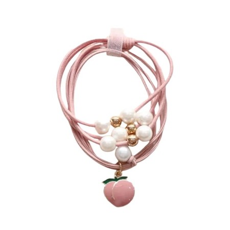 Élastiques cheveux - Peach...