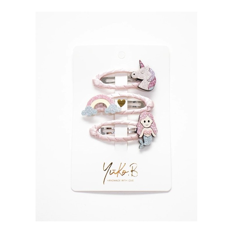 Trio Barrettes Premium Enfant