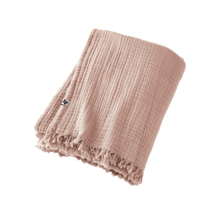 Plaid à franges 130 x 160...