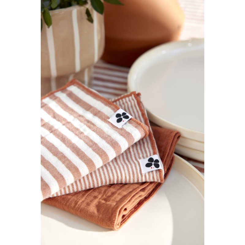 Lot de 3 serviettes 40 x 40...