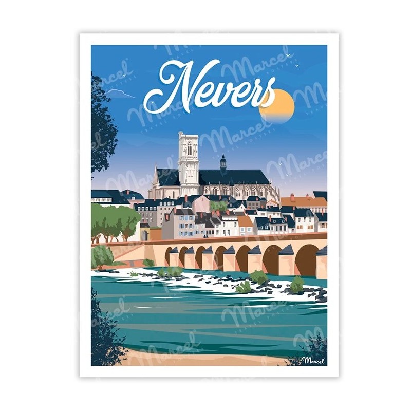 Carte postale - Nevers -...