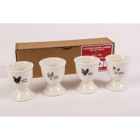 Coquetier Porcelaine...