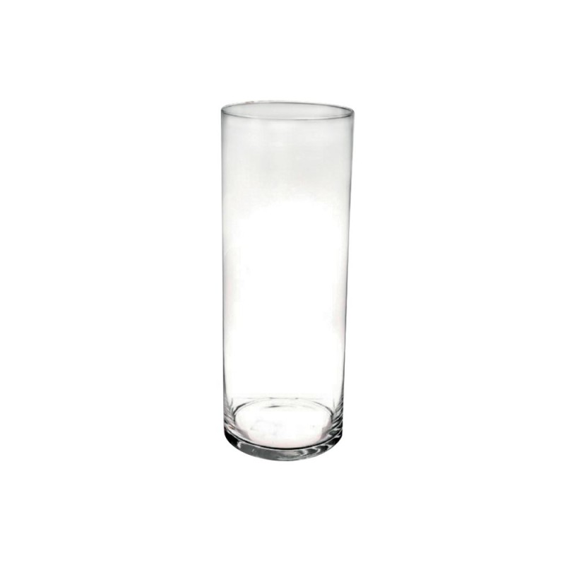 Vase en verre long