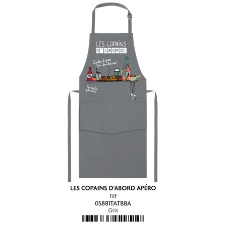 Tablier Adulte (+poche) -...