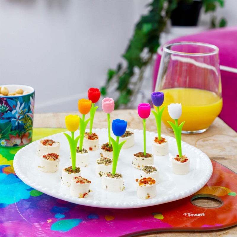 Set de 8 pics apéritif -...