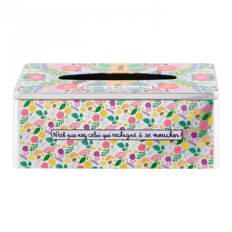 Boite à mouchoirs Re-sentir