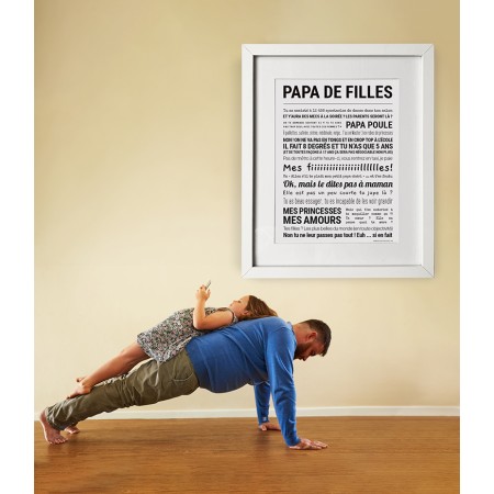 Affiche encadrée 24x30 cm -...