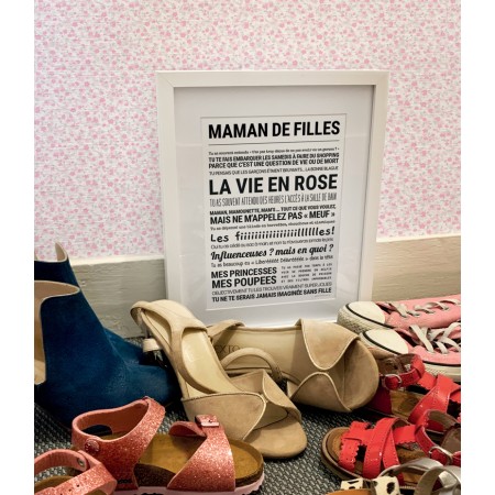 Affiche encadrée 24x30 cm -...