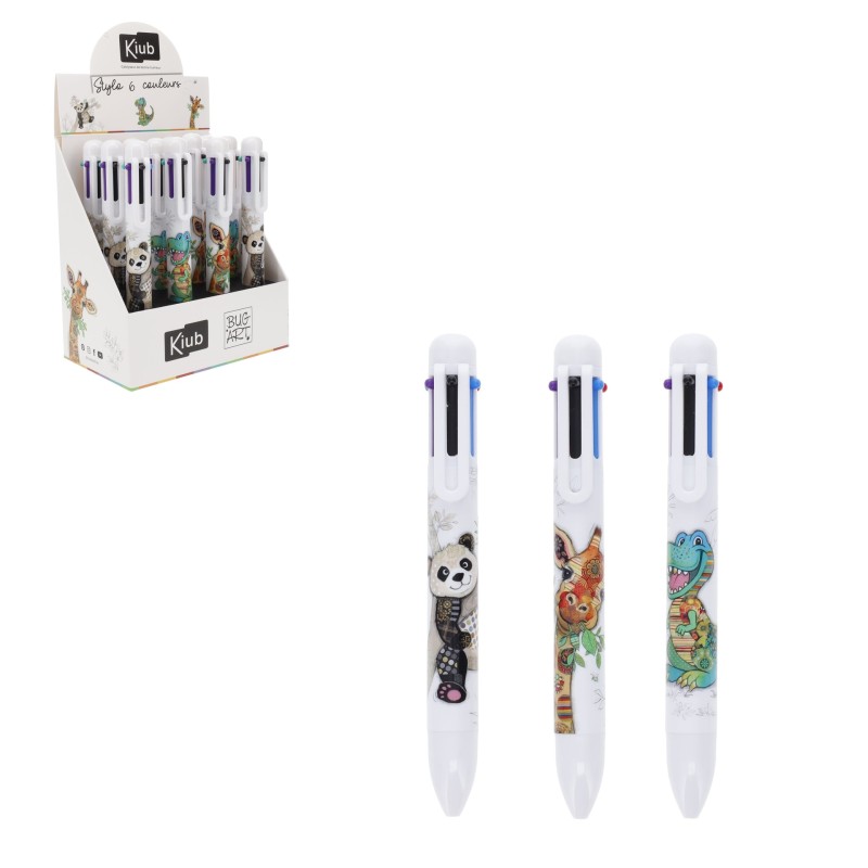 Stylo 6 Couleurs - Kook -...