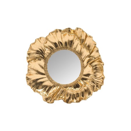 Miroir Fleur - Doré