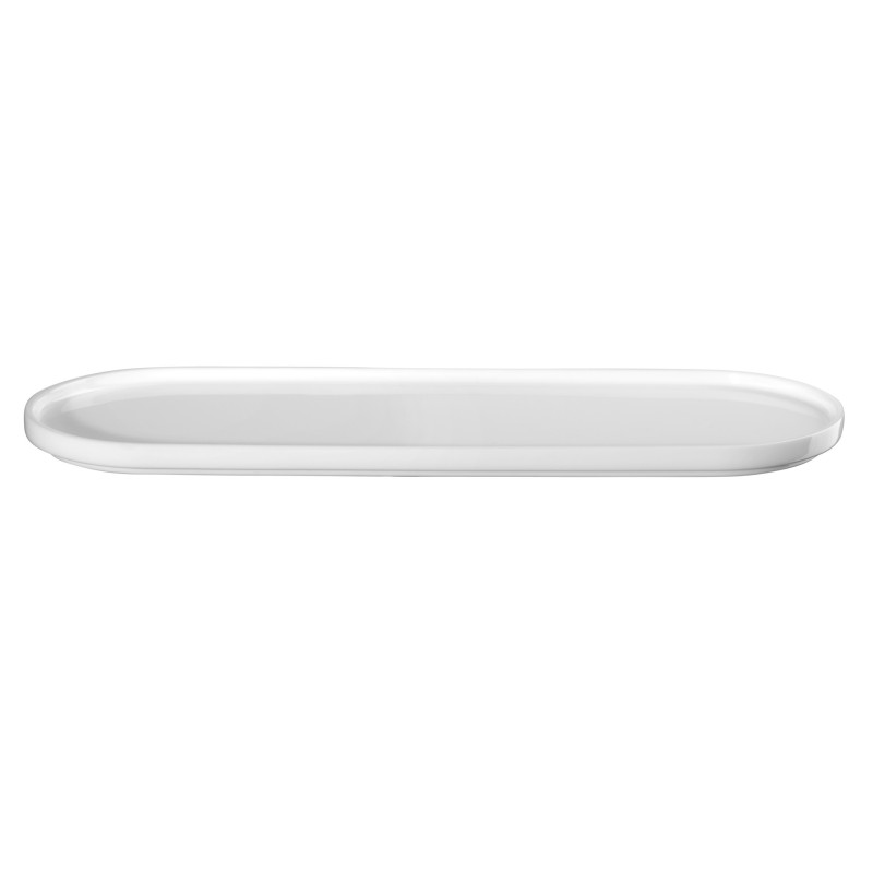 Assiette ovale - blanche -...