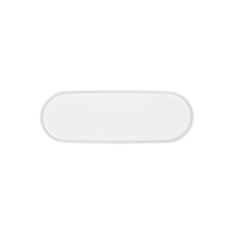 Assiette ovale - blanche -...