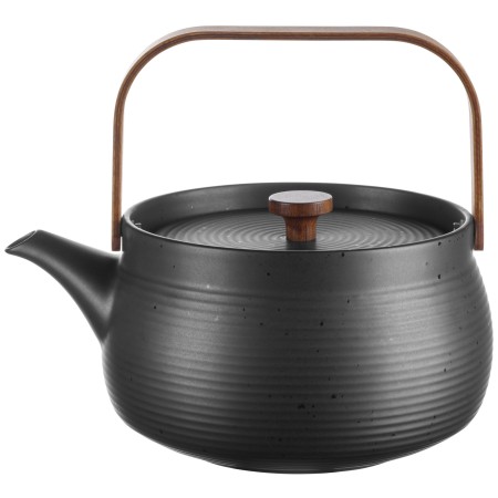 Théière avec l'anse en bois...