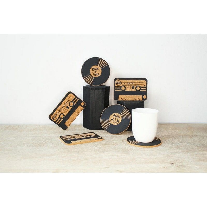 Ensemble de 6 sous-verres...