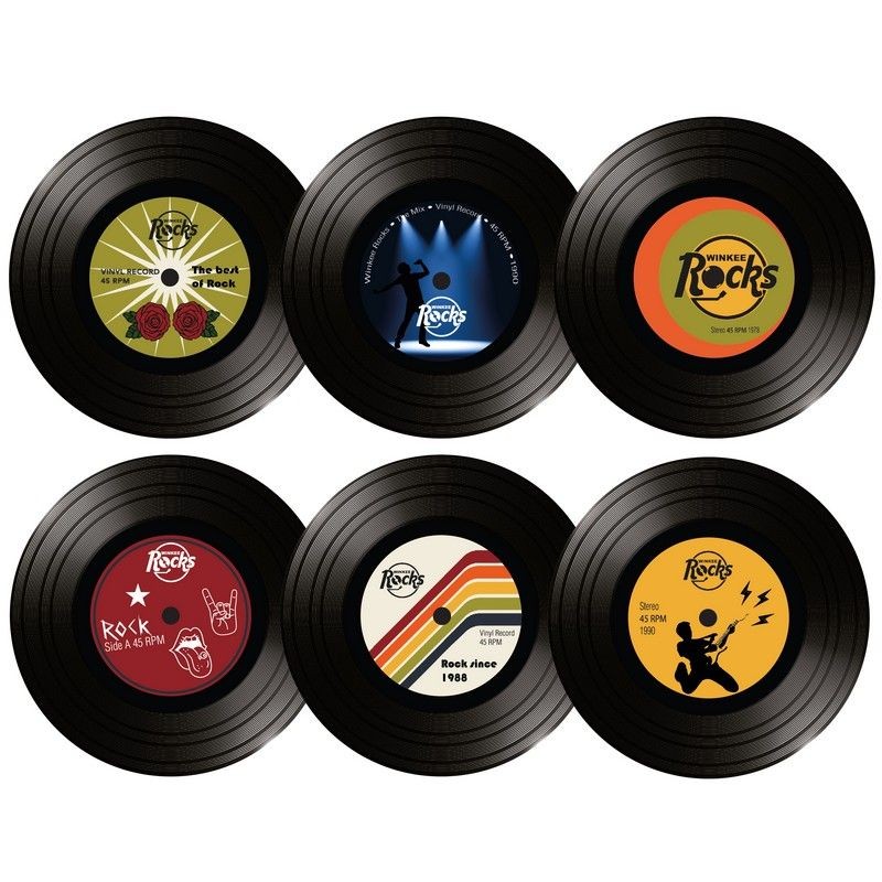 Dessous de verre en vinyle...