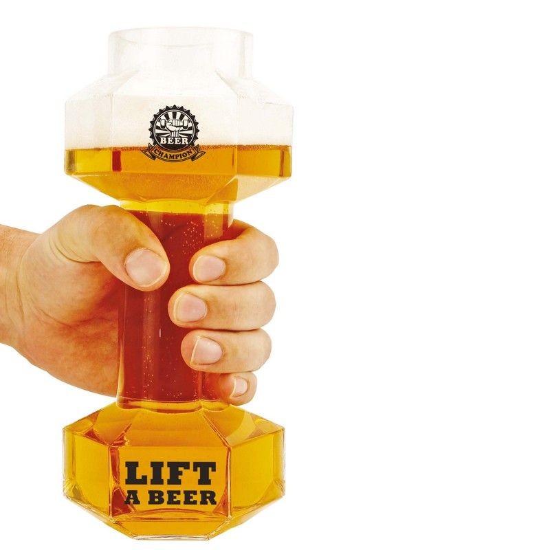 Verre à bière en forme...