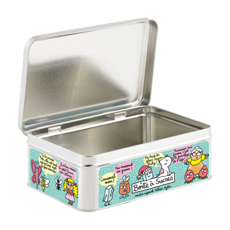 Boite METAL Sucre escher
